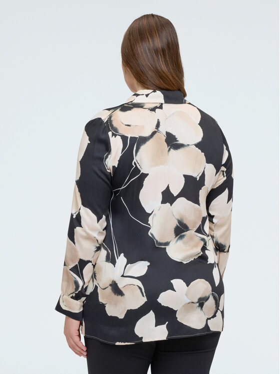 Fiorella Rubino Fiorella Rubino Koszula 5029T001541N0Z3 Czarny Regular Fit