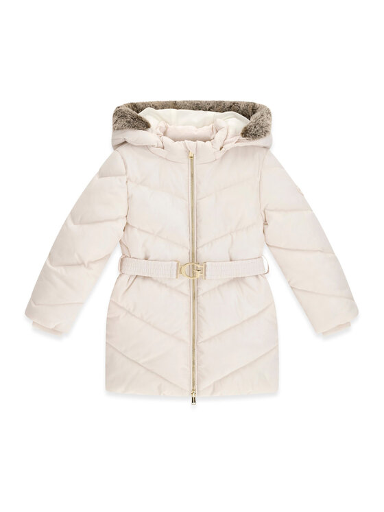 Guess Guess Zimska jakna K6BL03 W3963 Kremna Regular Fit