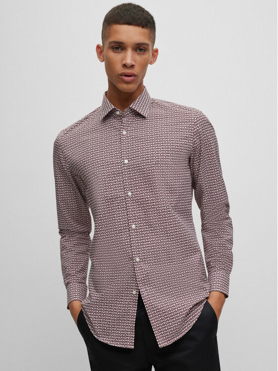 HUGO Hugo Риза 50495068 Цветен Slim Fit