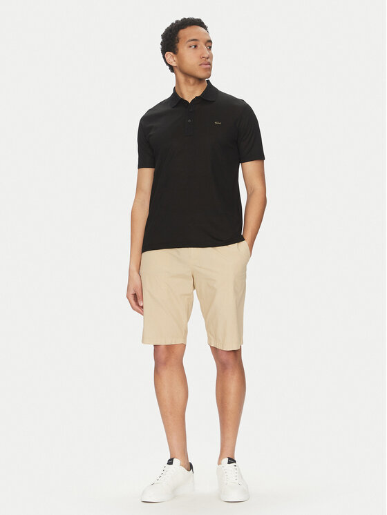 Paul&Shark Paul&Shark Polo 25411232 Czarny Regular Fit