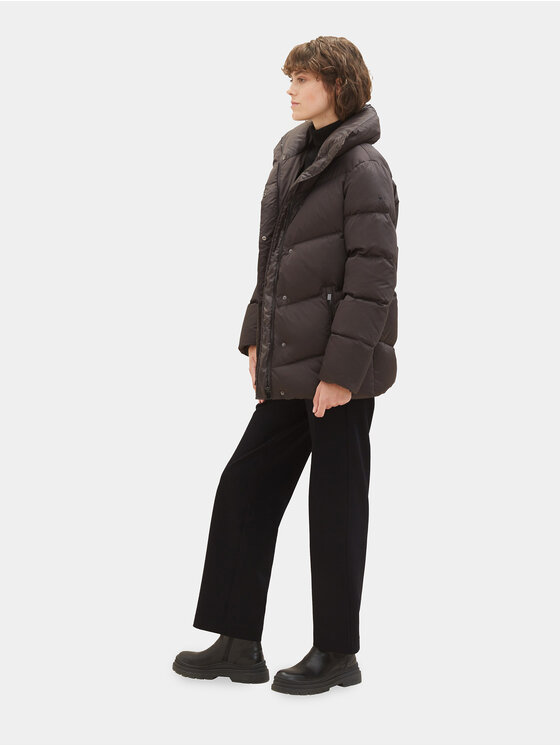 Tom Tailor Tom Tailor Pernata jakna 1037572 Crna Regular Fit