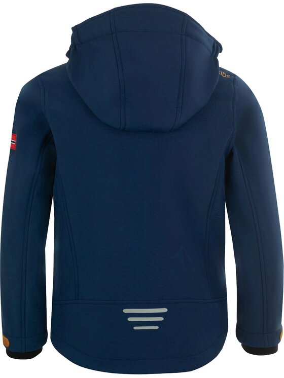 Trollkids Trollkids Kurtka softshell 161-146 Granatowy Regular Fit