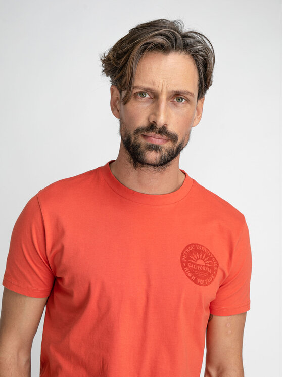 T-shirt M-1030-TSR668 Arancione Regular Fit