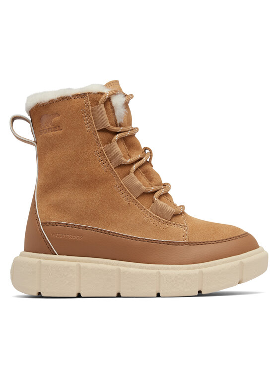 Sorel Sniega zābaki Youth Explorer III Lace Wp 2088512253 Brūns