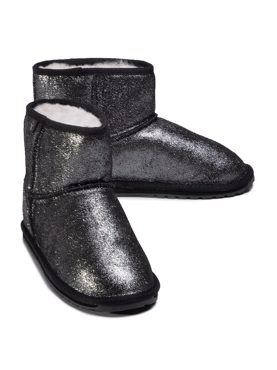 EMU Australia EMU Australia Snehule Wallaby Mini Metallic Teens T12358 Čierna
