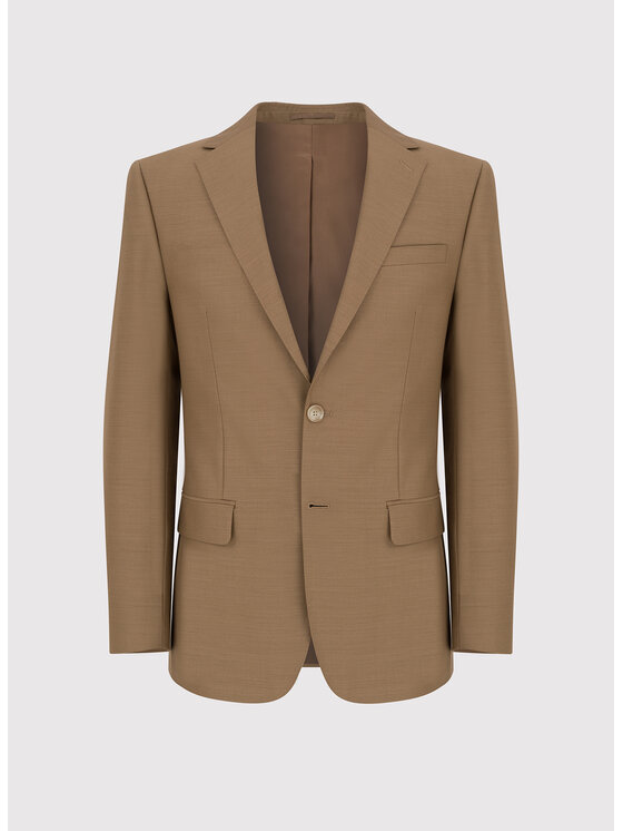 Pako Lorente Pako Lorente Marynarka P24SP-3G-003 Brązowy Slim Fit