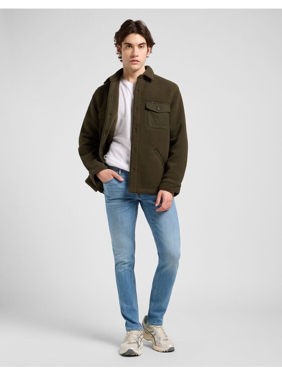 Lee Lee Jeansy LUKE Niebieski Slim Fit