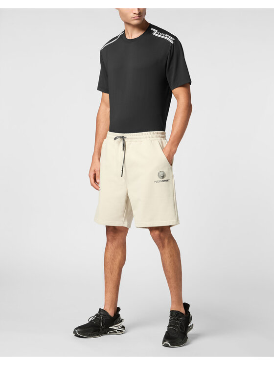 Plein Sport Plein Sport Pantaloncini 22997 Grigio Jogger Fit