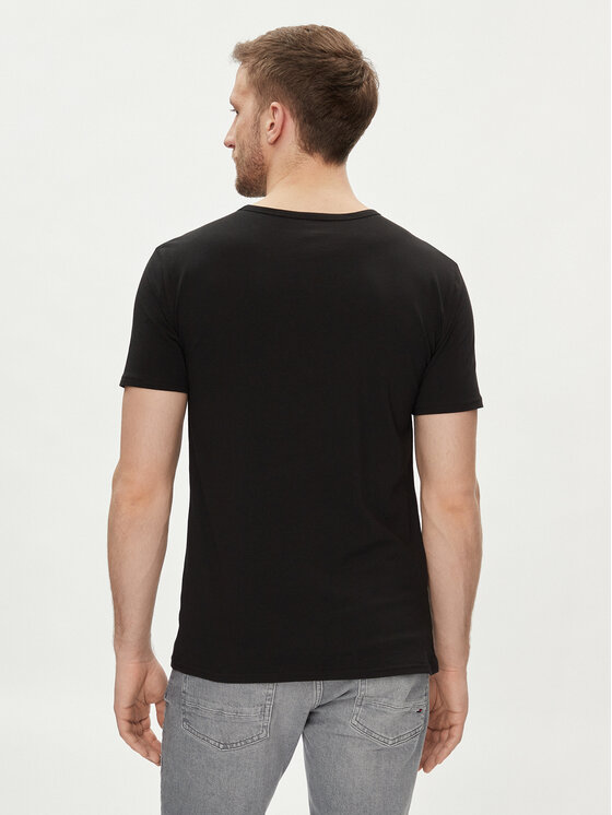 Tommy Hilfiger Tommy Hilfiger Комплект тениски UM0UM03137 Черен Regular Fit