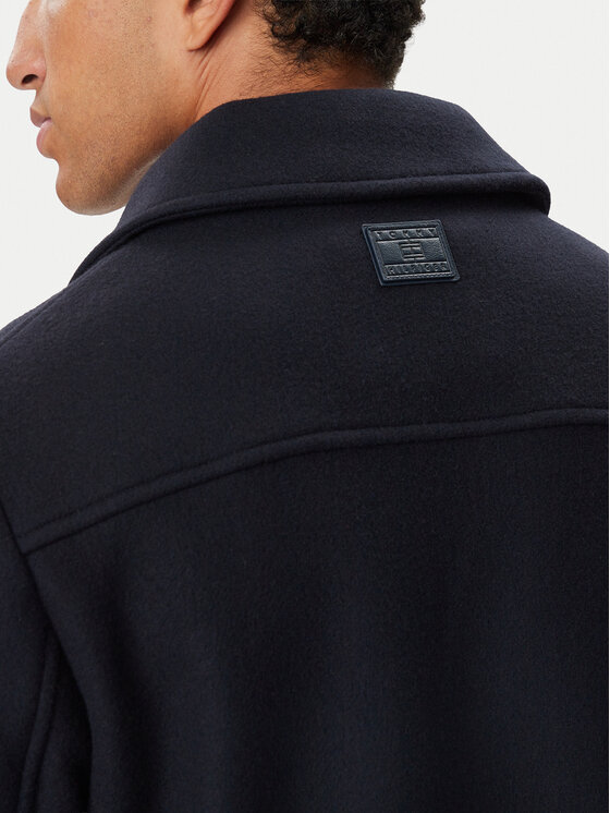 Tommy Hilfiger Tommy Hilfiger Särkjakk MW0MW44798 Tumesinine Regular Fit