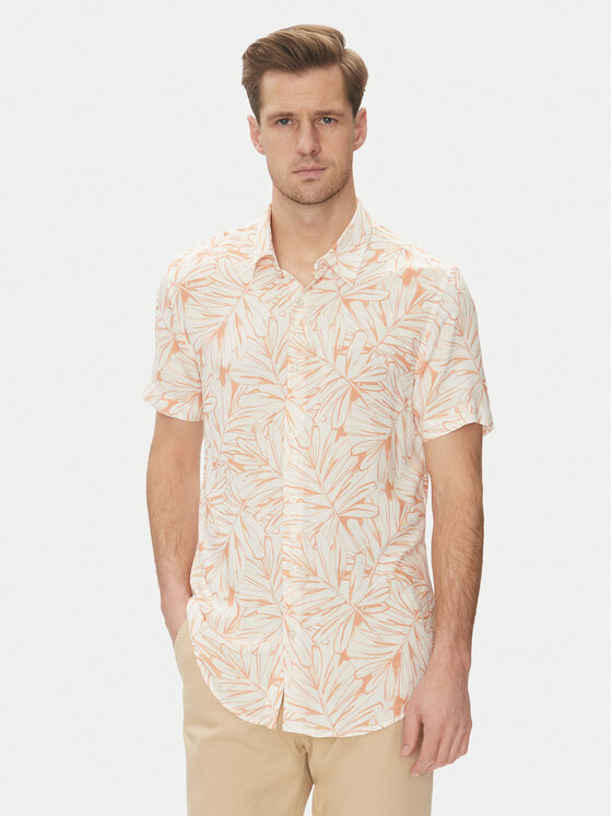 Guess Guess Cămașă M5GH75 WD4Z2 Alb Slim Fit
