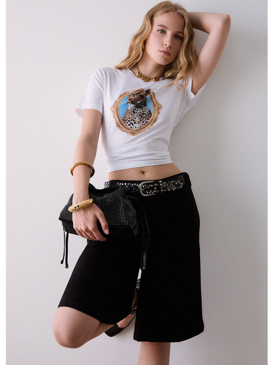 Liu Jo Liu Jo T-Shirt WF6320JS923L9363 Biały Regular Fit