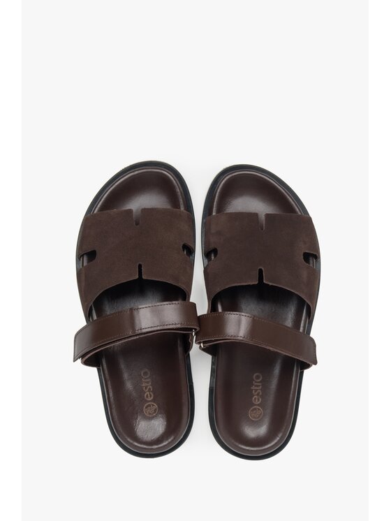 Estro Estro Παντόφλες ER00117388 Καφέ