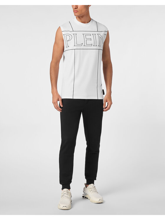 Plein Sport Plein Sport Smanicato 19547 Bianco Regular Fit