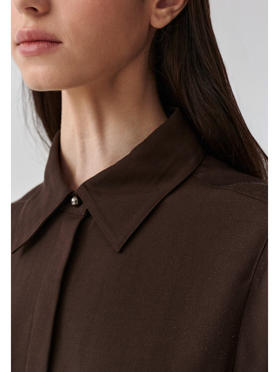 TATUUM TATUUM Sukienka codzienna NINA Brązowy Shirt Fit