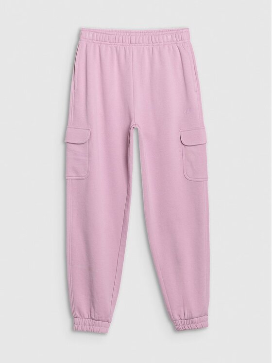 4F 4F Pantaloni da tuta 4FJWspring_summer_2025TTROF1135 Viola chiaro Regular Fit