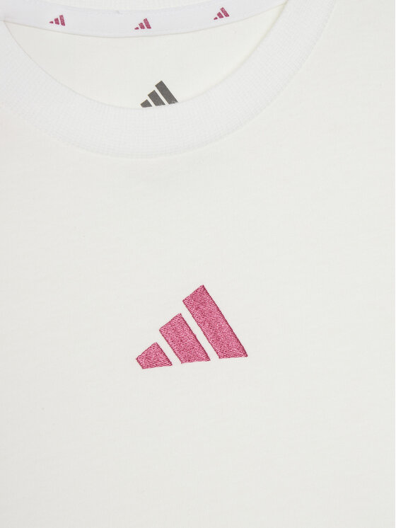 adidas adidas Футболка Essentials JN6494 Білий Regular Fit