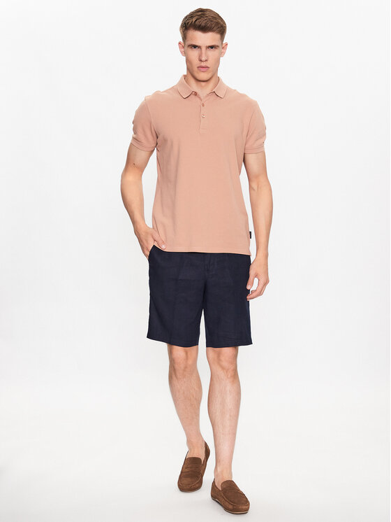 United Colors Of Benetton United Colors Of Benetton Kratke hlače iz tkanine 4AGH59548 Mornarsko modra Regular Fit