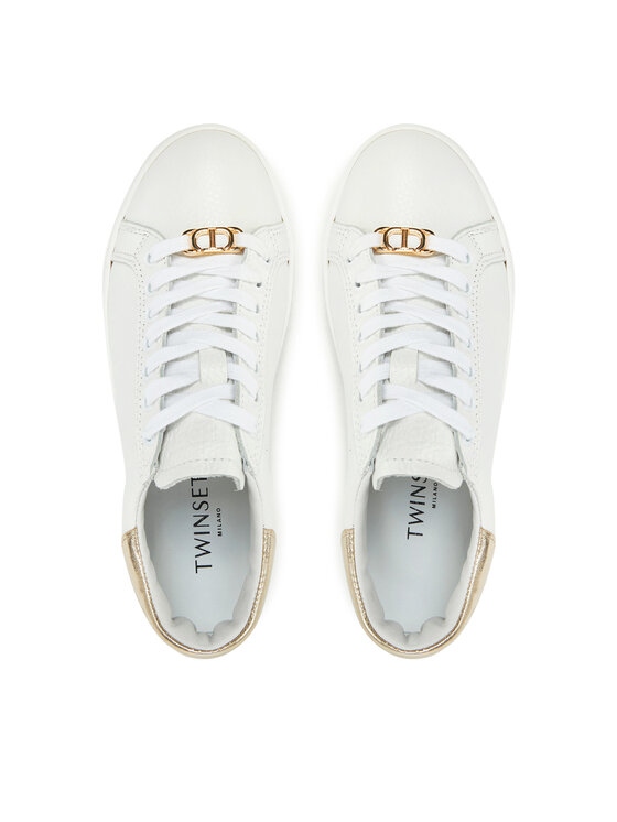 TWINSET TWINSET Sneakersy 251TCP048 Biały
