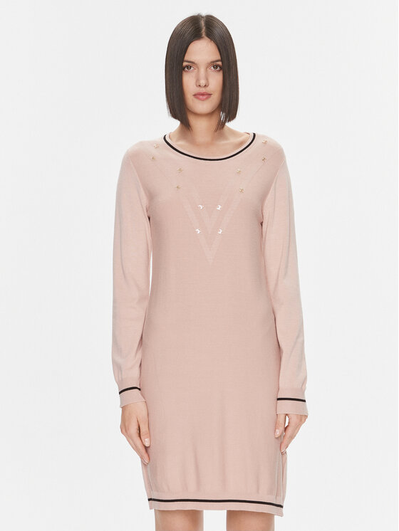 Liu Jo Sport Liu Jo Sport Kötött ruha TF3128 MS49I Rózsaszín Regular Fit