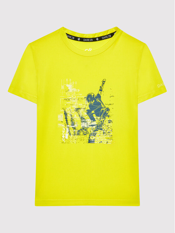 Koszulka techniczna Rightful DKT428 Żółty Regular Fit