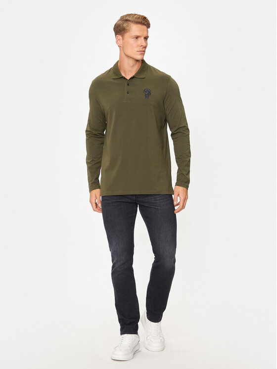 KARL LAGERFELD KARL LAGERFELD Polo marškinėliai 745025 544221 Žalia Regular Fit