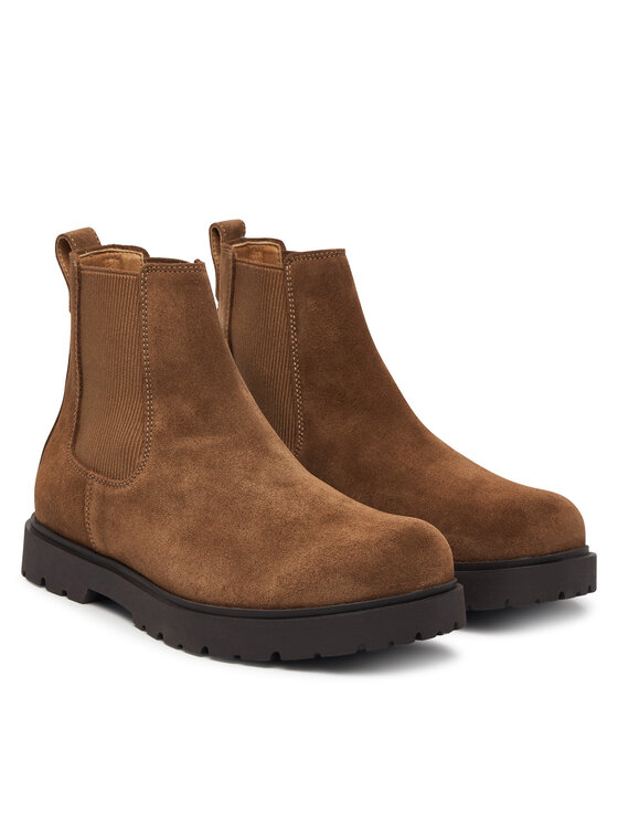 Birkenstock Birkenstock Jātnieku stila puszābaki Highwood Slip On 1033155 Brūns