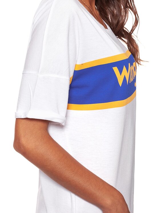 Wrangler Wrangler Vestito da giorno B&Y TEE DRESS Bianco Regular Fit