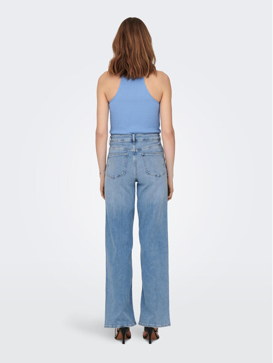 ONLY ONLY Džínsy Madison 15282975 Modrá Wide Leg