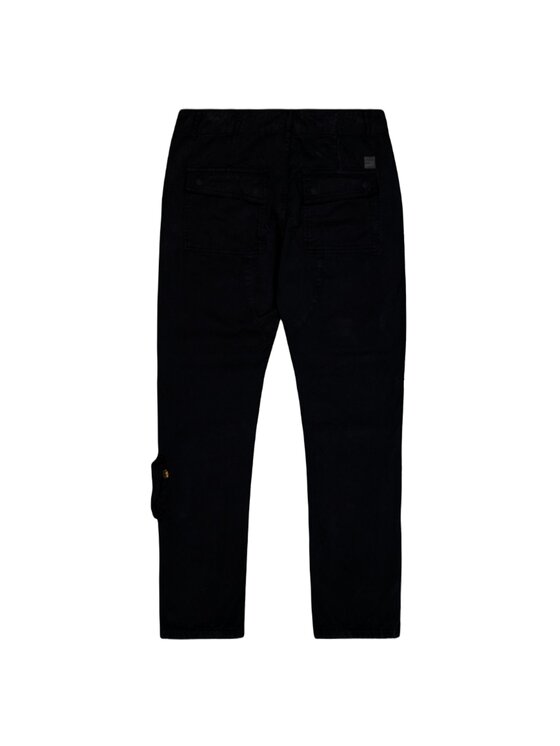 Alpha Industries Alpha Industries Bavlnené nohavice AI.148207-03-32 Čierna Straight Leg