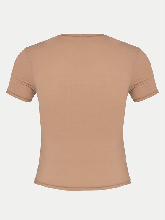 Dorina Dorina T-shirt Noa FXTO0015MI116 Smeđa Slim Fit