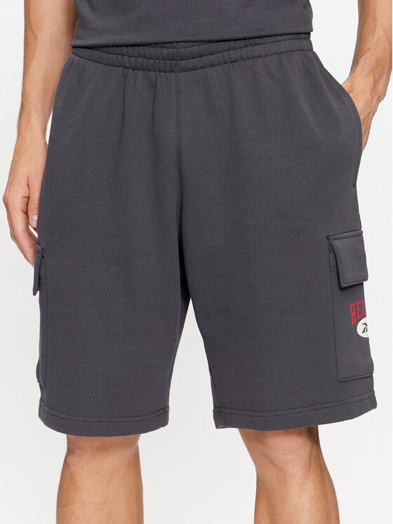 Reebok Reebok Спортни шорти Archive Essentials IL8795 Сив Regular Fit