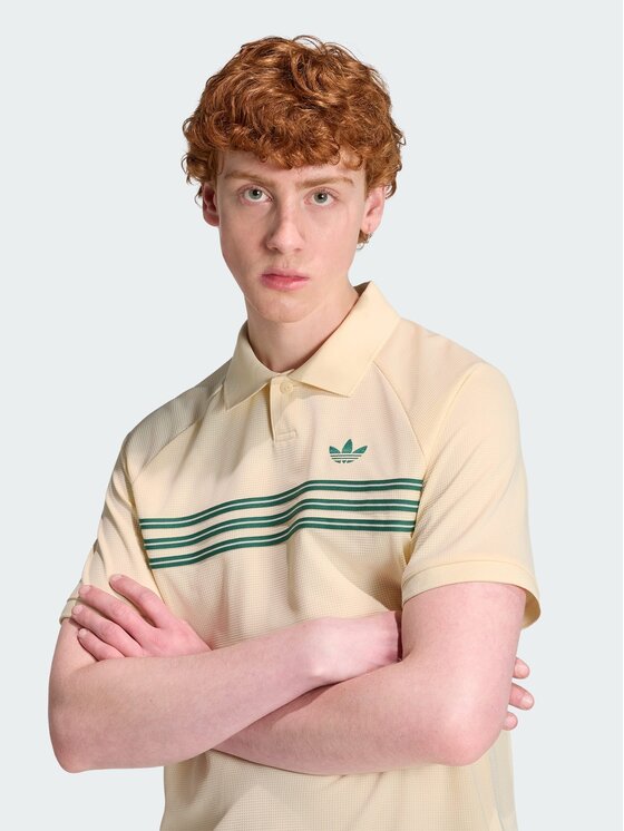 adidas adidas Polo 164786 Żółty Regular Fit