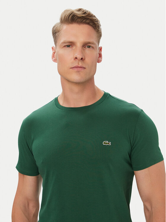 Lacoste Lacoste T-särk TH6709 Roheline Regular Fit