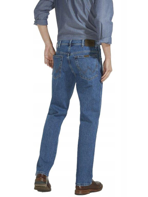 Wrangler Wrangler Jeansy Regular Niebieski Regular Fit