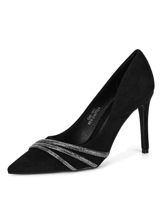 DeeZee DeeZee Pantofi cu toc subțire GA0-1931 Negru