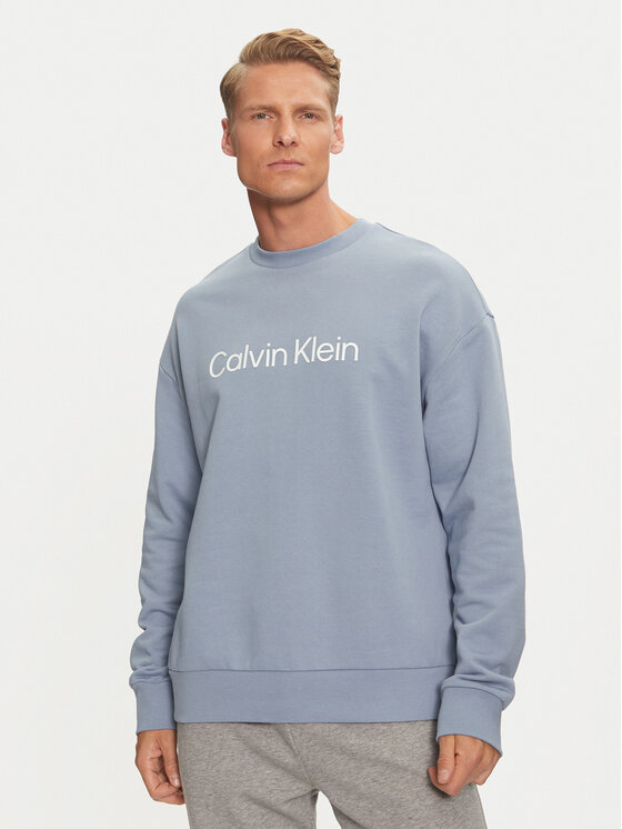 Calvin Klein Calvin Klein Džemperis Hero Logo K10K112956 Mėlyna Comfort Fit