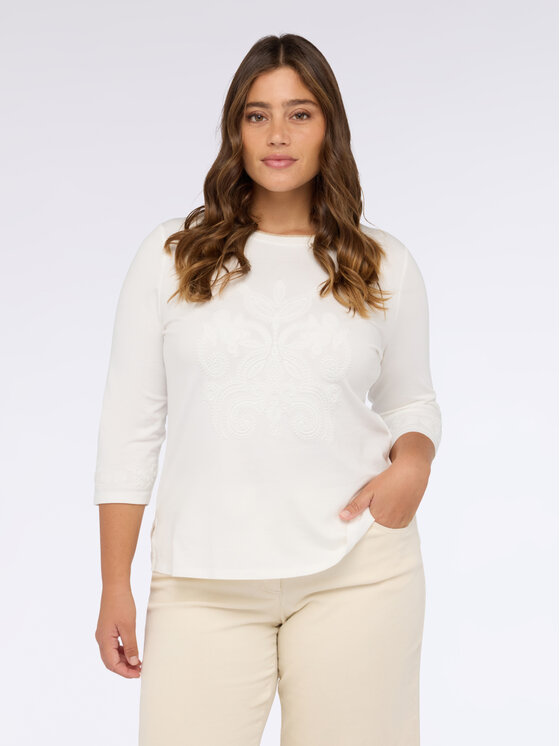 Fiorella Rubino Fiorella Rubino T-shirt G06HL008990N011 Bianco Regular Fit