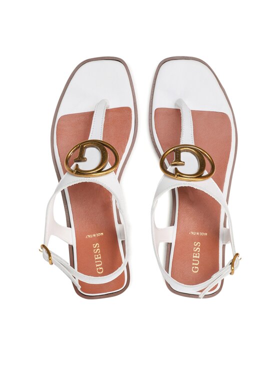 Guess Sandalen Midy FL6MRY LEA21 Weiß | Modivo.de