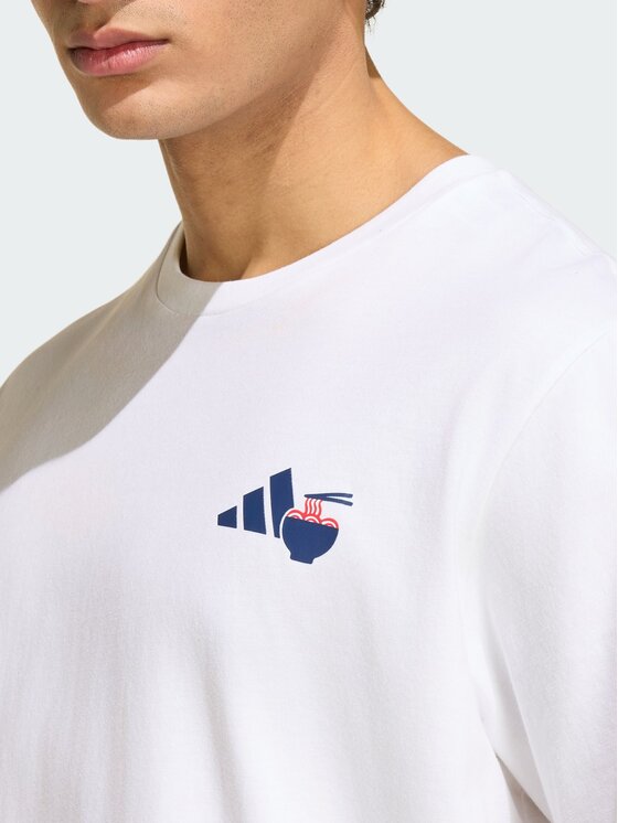 adidas adidas T-Shirt 165358 Biały Loose Fit