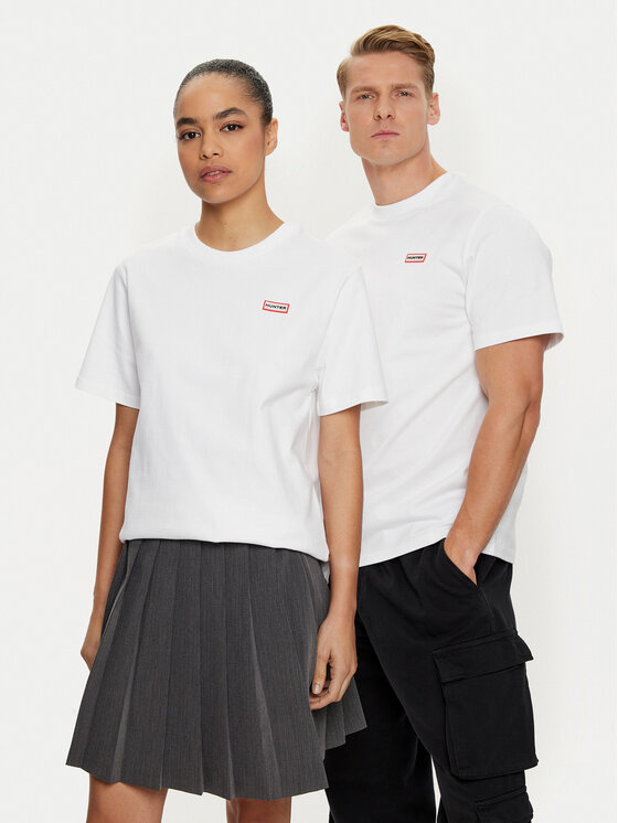 Hunter Tričko HARU0006242 Biela Regular Fit