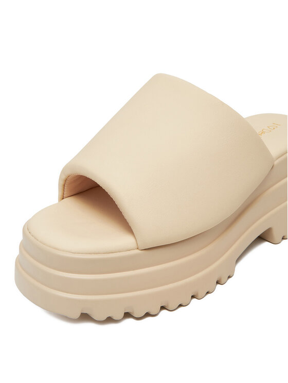 DeeZee DeeZee Pantoletten 8602-1A Écru