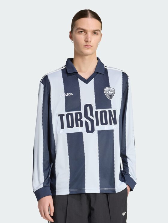 adidas adidas Longsleeve 161611 Granatowy Loose Fit