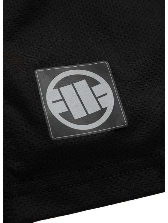 PITBULL PITBULL Szorty sportowe Spodenki kompresyjne Performance Pro Plus New Logo XXL Czarny Slim Fit