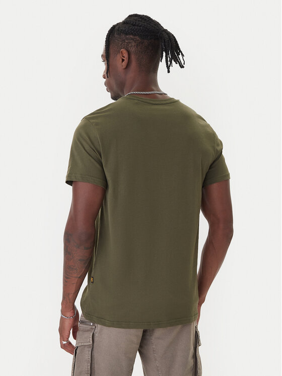 G-Star Raw G-Star Raw T-shirt Finger Print Burger D26041-C506 Verde scuro Regular Fit