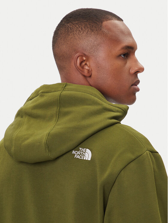 The North Face The North Face Bluza Essential NF0A89ES Zielony Regular Fit