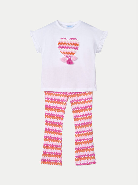Mayoral Mayoral Set majica i leggins 3709 Šarena Regular Fit