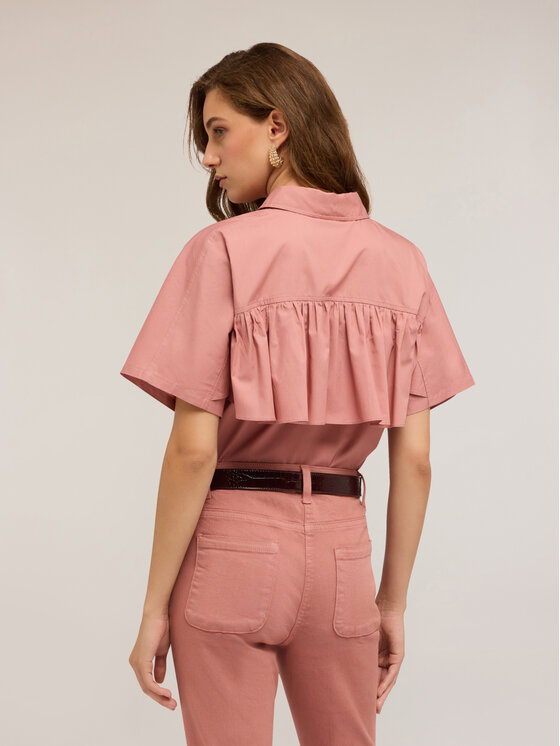 Motivi Motivi Camicia 5258W000496N006 Rosa Boxy Fit
