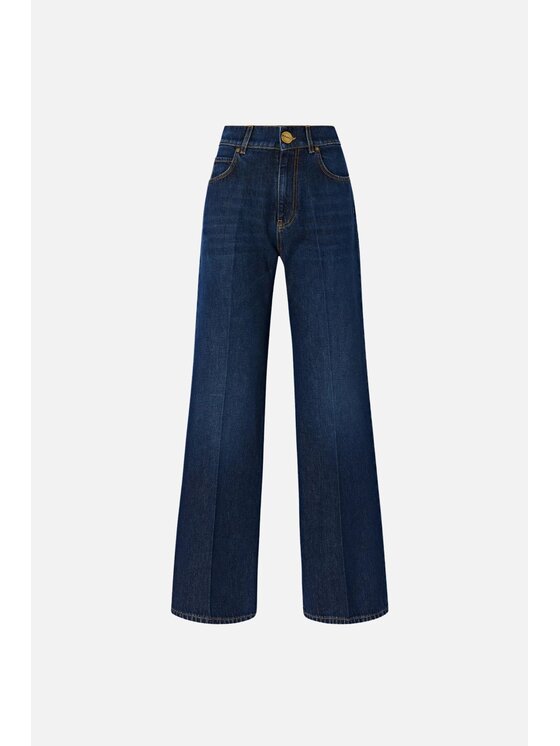 PINKO PINKO Jeansy Wanda Wide Leg Niebieski Regular Fit