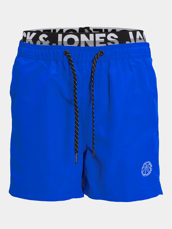 Jack&Jones Junior Pantaloni scurți pentru înot Fiji 12228535 Albastru Regular Fit